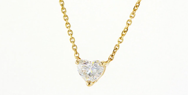 HEART-SHAPED DIAMOND PENDANT - Image 2